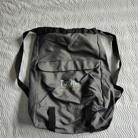 Auguste Escoffier School Of Culinary Arts Drawstring Backpack American Tourister - Picture 1 of 13